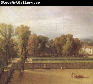 Jacques-Louis  David View of the Garden of the Luxembourg Palace (mk05)